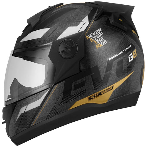 Capacete Universal Pro Tork Masculino Evolution G8 Evo Fechado Lançamento Promoção