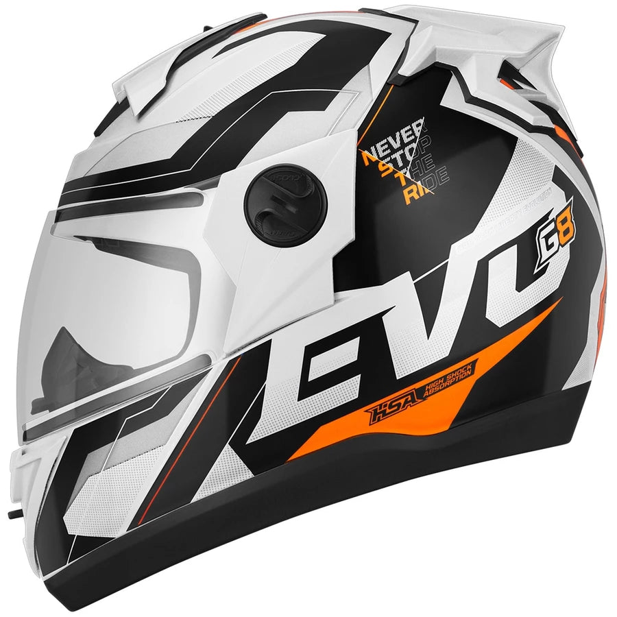 Capacete Universal Pro Tork Masculino Evolution G8 Evo Fechado Lançamento Promoção